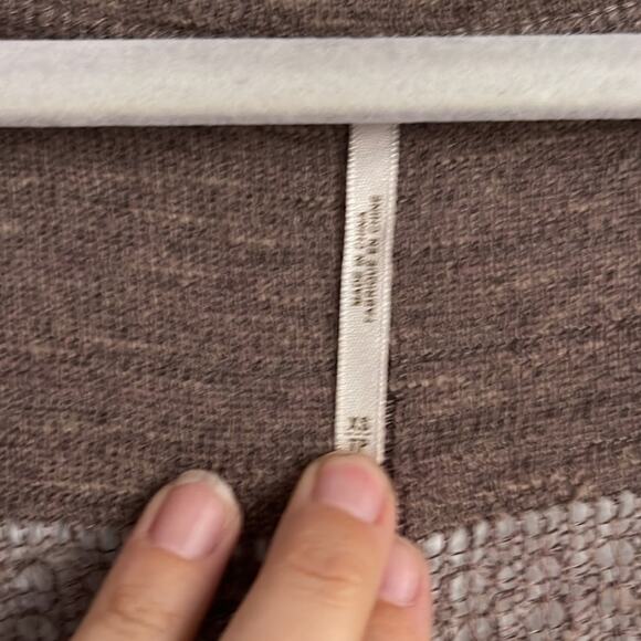 Free People Wild Horses linen loose knit 1/4 button up oversized tunic sweater - Picture 5 of 8